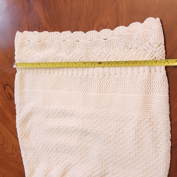 NWT ANTHROPOLOGIE white sweater skirt - Picture 10 of 12